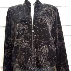 St. John sport velvet jacket